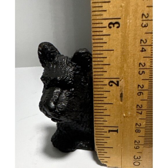 Black Scottie Dog Figurine Resin Standing 3.5 x 2.5" - Picture 5 of 6